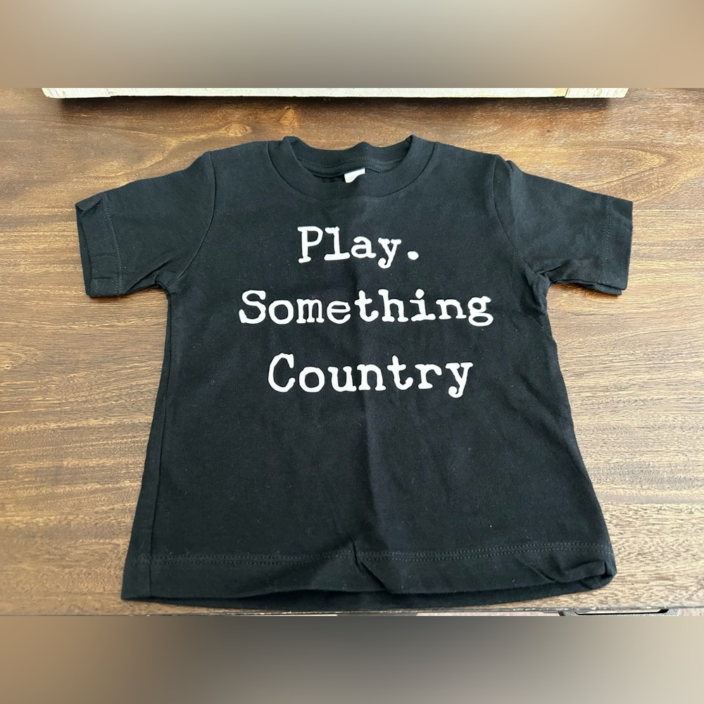 Infant 6-12 boutique play something country tshirt